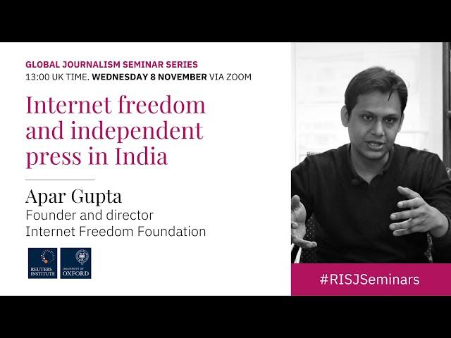 Internet freedom and independent press in 2023 – a view from India