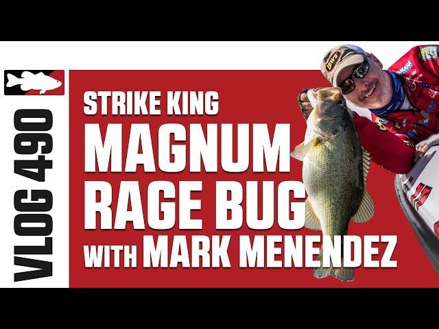 Mark Menendez Fishing the Strike King Magnum Rage Bug in the Fall on Lake Z – TW VLOG #490