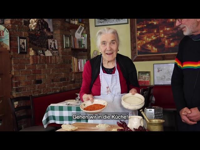 Fusilli con mollica di pane e peperone crusco - Ricetta/Rezept - Trattoria A' Muntagnola