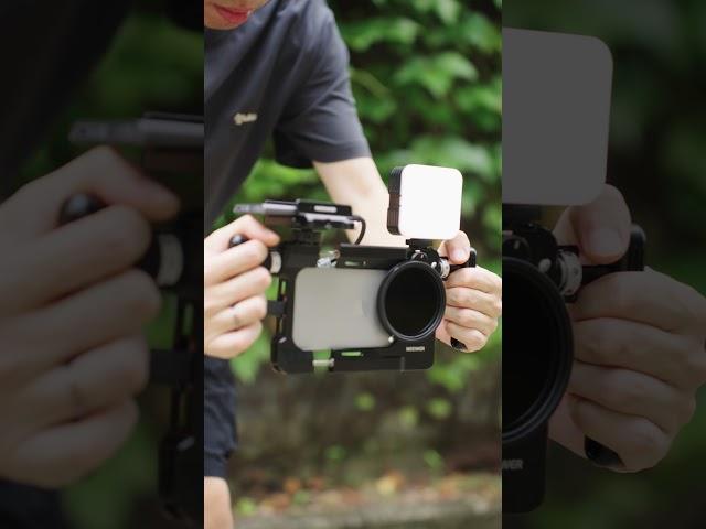 Elevate your smartphone videography with the new PA017 universal phone video rig!