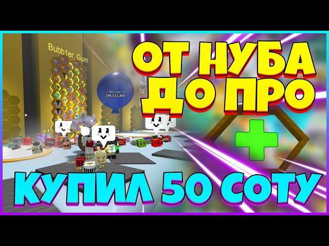 КУПИЛ 50 СОТУ / ОТ НУБА ДО ПРО В СИМУЛЯТОР ПЧЕЛОВОДА / Bee Swarm Simulator