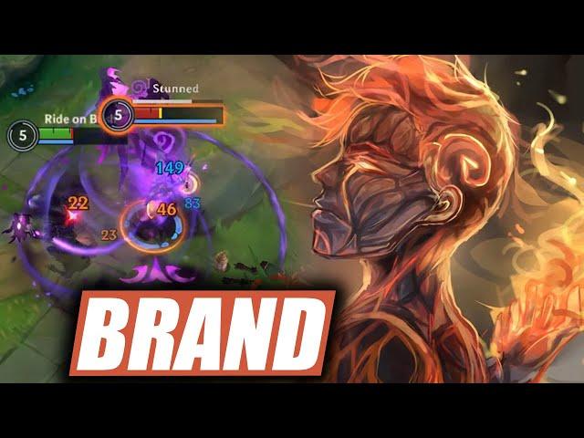 Wild Rift Brand Gameplay in Season 13 (Build & Runes)