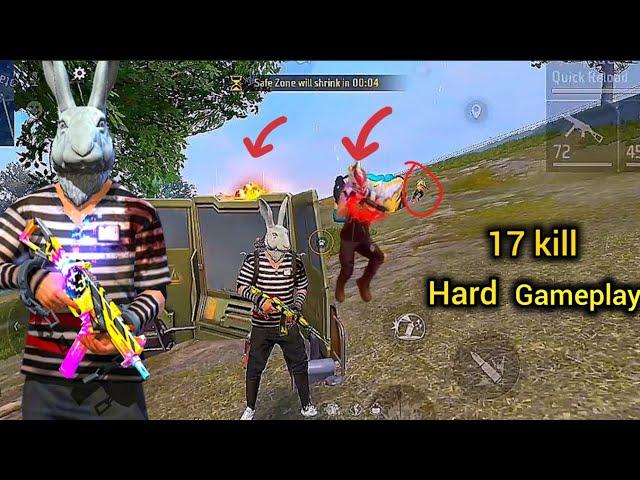 17 kill hard gameplay squad vs squad /HONEY 1M GAMING #Viral #treending  #freefire