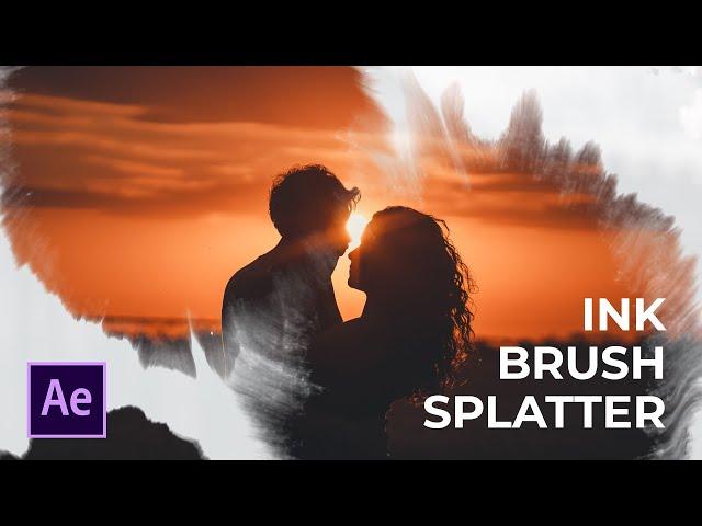 Create Ink Splash Transition Reveals in After Effects | Tutorial