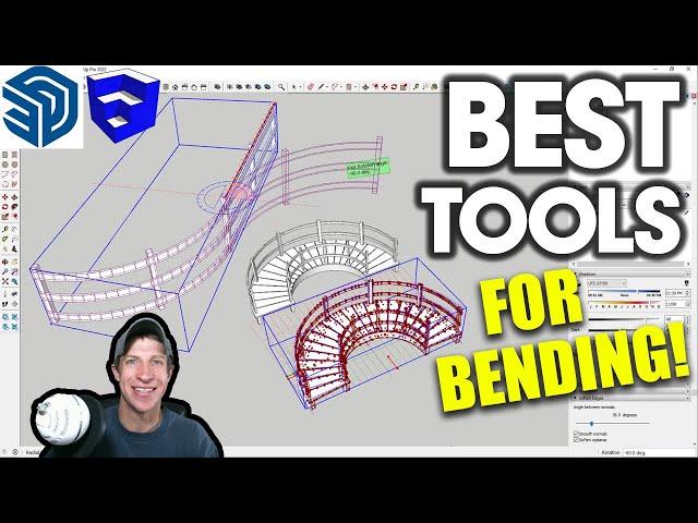 The Best Extensions for BENDING OBJECTS in SketchUp! (And when to use them)