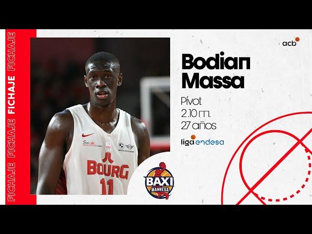 Bodian Massa, nuevo fichaje de BAXI Manresa | Liga Endesa 2024-25