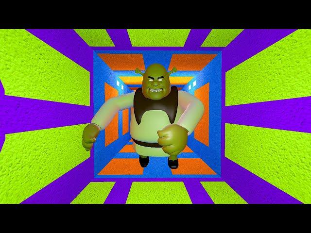 RUNNING FROM 3D FUNNY SHREK IN PARALLAX | Garry's Mod