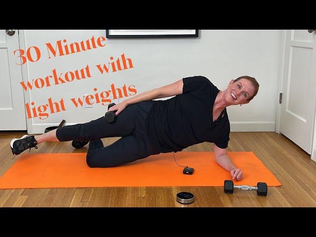 30 Minute Full Body Workout with Kit Rich- Light Weights- 5 lb Weights