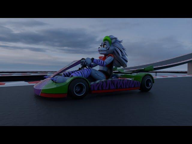 Roxy Go-Karting - FNaF: Security Breach - Blender Animation