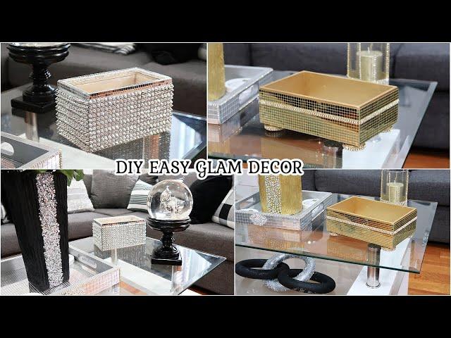 DIY DOLLAR STORE HOME DECOR | DIY STORAGE BOX | GLAM DECORATING IDEAS ON A BUDGET | FT BEEBEECRAFT