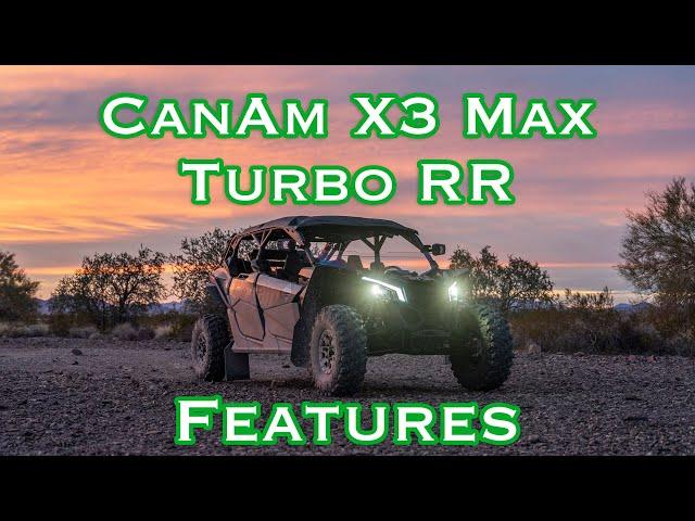 2022 CanAm Maverick X3 Max X DS Turbo RR Features