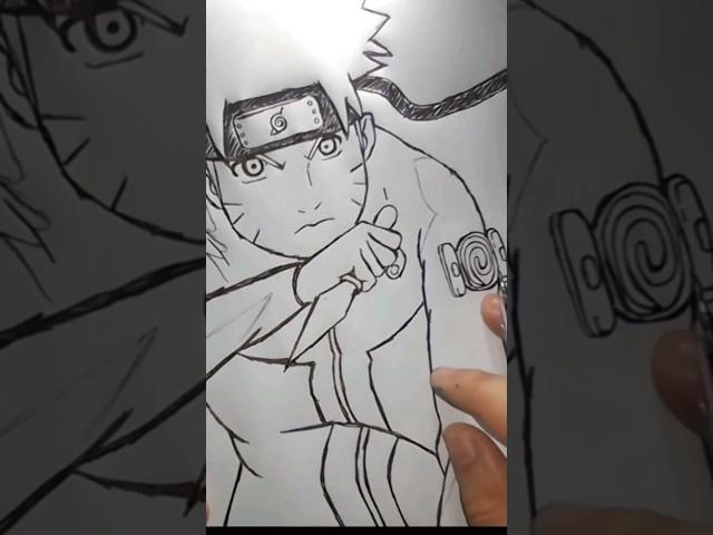 How I Draw Uzumaki Naruto | #Naruto #Anime #Drawing | ‎@WithMsOdeth