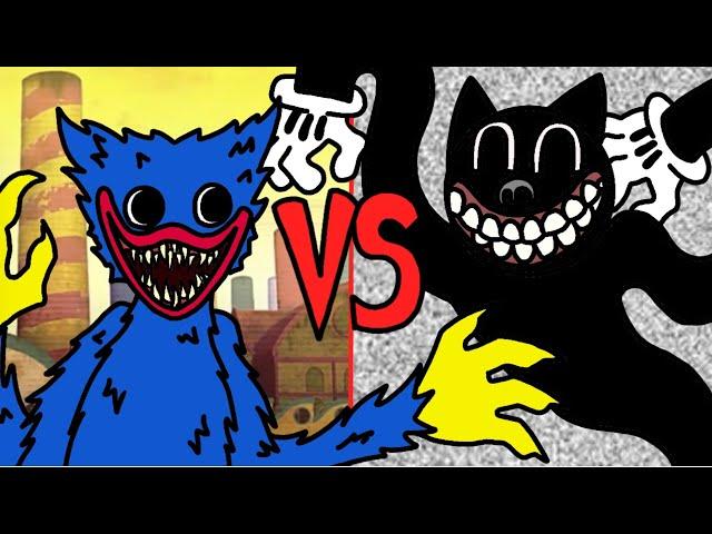 Cartoon Cat VS Huggy Wuggy (FlipaClip Animation)