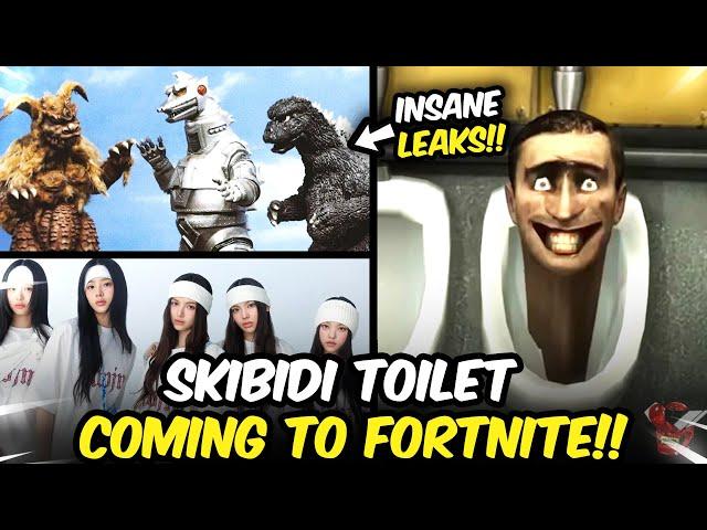 SKIBIDI TOILET Is COMING To Fortnite  Mecha GODZILLA Skin, New Jeans, LEAKS & MORE!!  FN News 