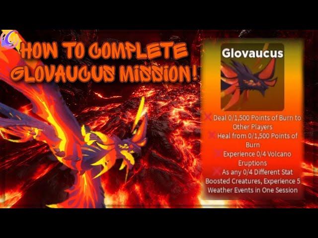 How to complete Glovaucus mission! LSS PT2! Creatures of Sonaria