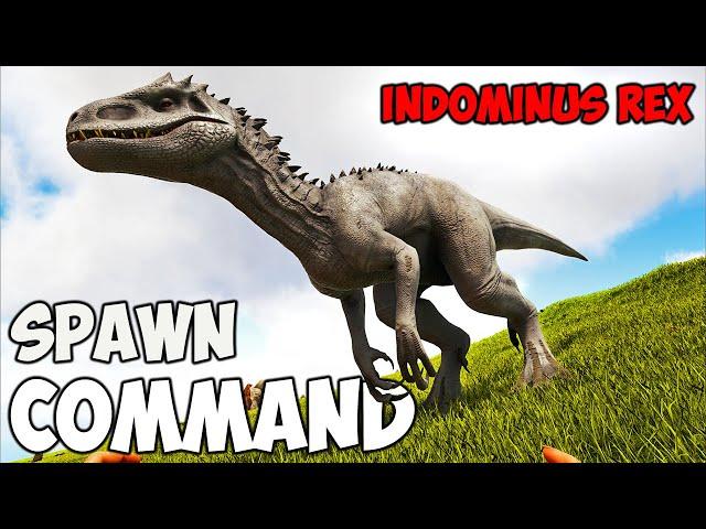 Indominus Rex ARK Spawn COMMAND | How To Summon INDOMINUS REX Ark CODE 2023