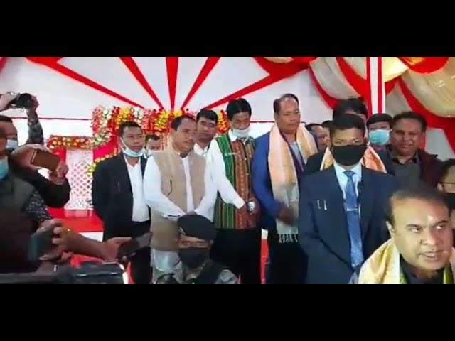 Maneswar Daimary ni Habayao Chief Minister Dr. Himanta Biswa Sarma ni aagan ||