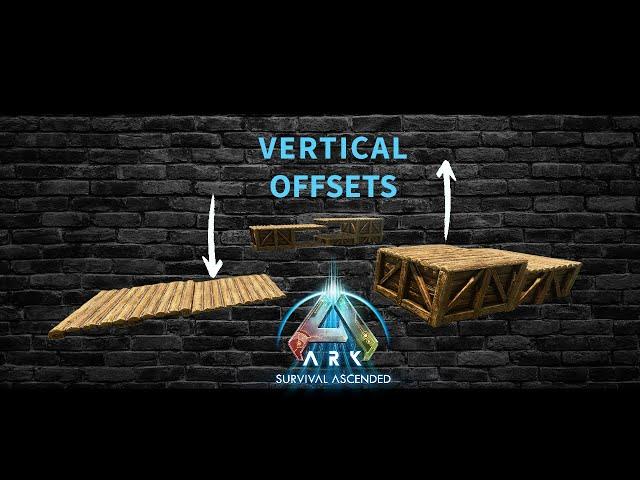 Vertical Offsets | Ark Survival Ascended | Building Tips & Tricks