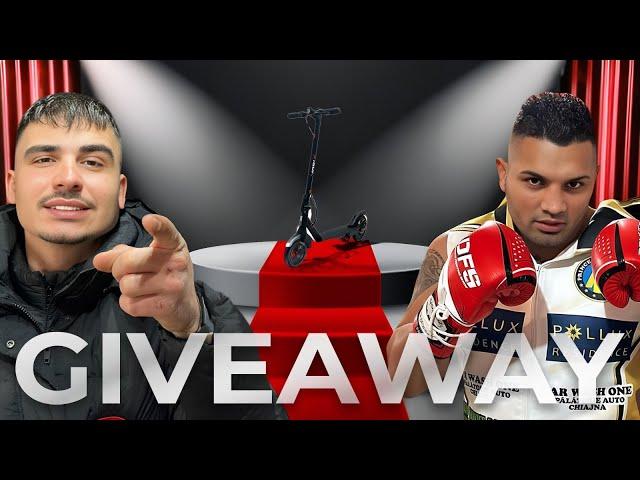 TROTINETA GIVEAWAY  CLAUDIU BADOI A VENIT LA PARC !! 