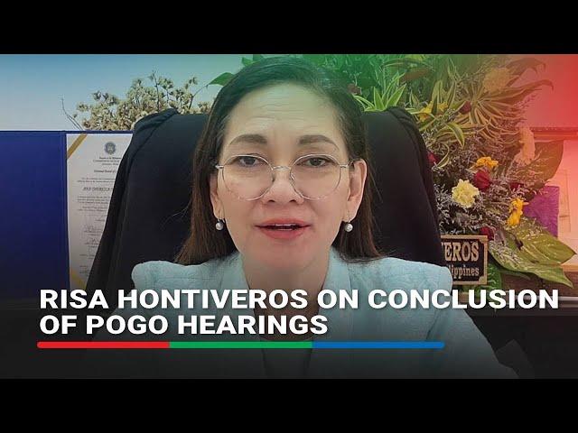 Statement of Sen. Risa Hontiveros on the closing of POGO hearing