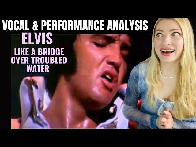 Vocal Coach/Musician Reacts: ELVIS PRESLEY ‘Bridge Over Troubled Water’ Live in Las Vegas-Analysis!