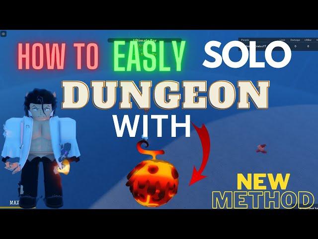 [GPO] How To SOLO Dungeons with Magu EASILY! (Season 2 Tutorial) New Method!!