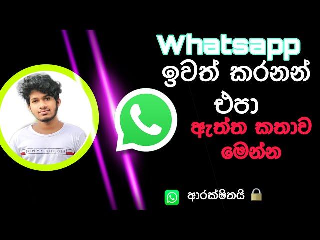 WhatsApp privacy policy update in Sinhala