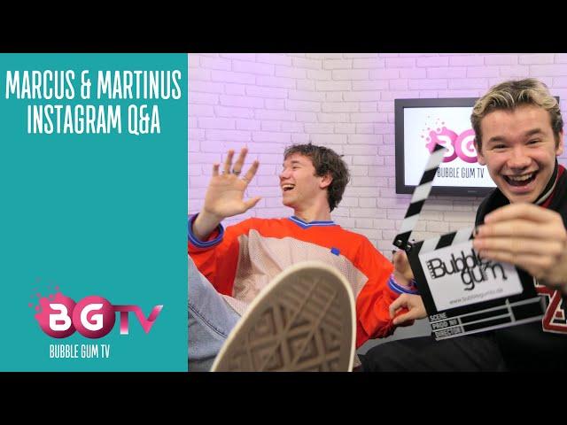 MARCUS & MARTINUS: Instagram Fan Q&A 2021 | Interview | Bubble Gum TV