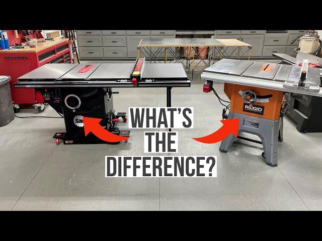 Budget vs Professional Table Saw | What’s the Difference??