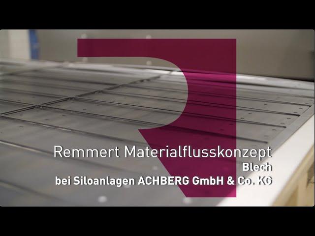 Remmert Case Study - Blechautomation - bei Siloanlagen ACHBERG (German)