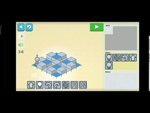 Lightbot level 6 loops |3-6 loops|