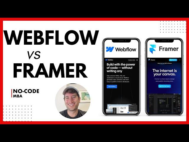 Webflow vs Framer: key differences and pricing explained (2024)