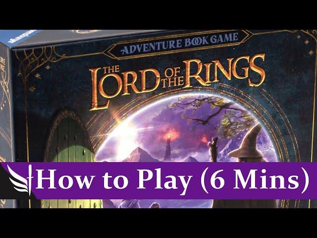 How to play The Lord of the Rings: Adventure Book Game (Spoiler Free)