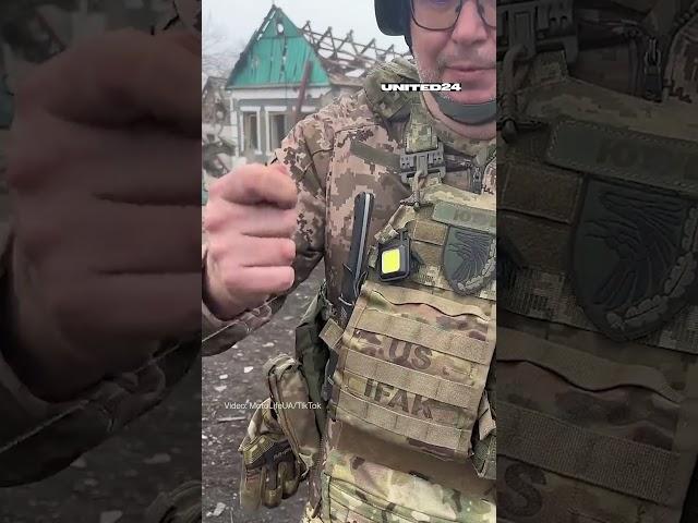 Ukrainian Soldier Demonstrates Fiber Optic Cord for FPV Drоnе #warinukraine #drone