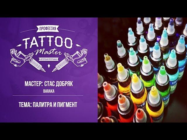 Профессия Tattoo Master -  Палитра и пигмент. Стас Добряк( Baraka )