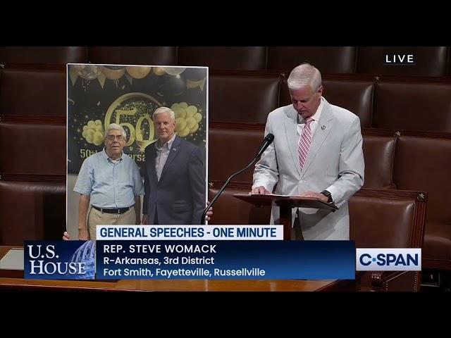 Rep. Womack Pays Tribute to Russellville’s Robyn Richardson on House Floor