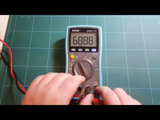 Aneng AN860B+ DMM frequency measurement