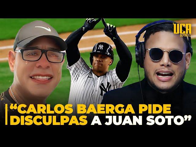 CARLOS BAERGA PIDE DISCULPAS A JUAN SOTO Y A TODA REPÚBLICA DOMINICANA