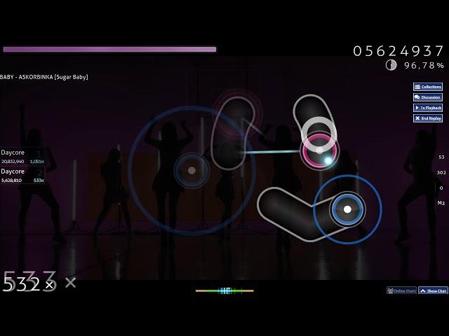 osu! ~ ФРЕНДЗОНА / МЭЙБИ БЭЙБИ - АСКОРБИНКА [Sugar Baby] 96.45% FC