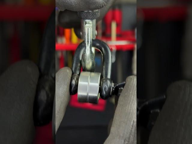 Genius Pulley from Shackles and Bearings – Simple DIY Solution!️ #shorts