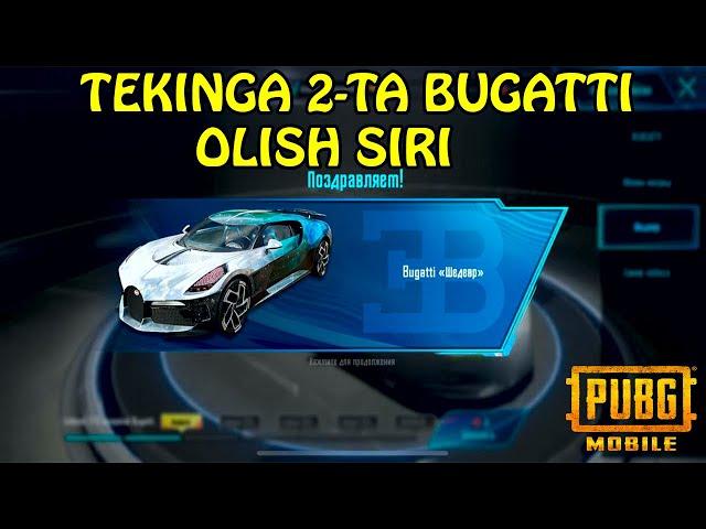 QANDAY QILIB TEKINGA BUGATTI OLISH SIRI: PUBG MOBILE