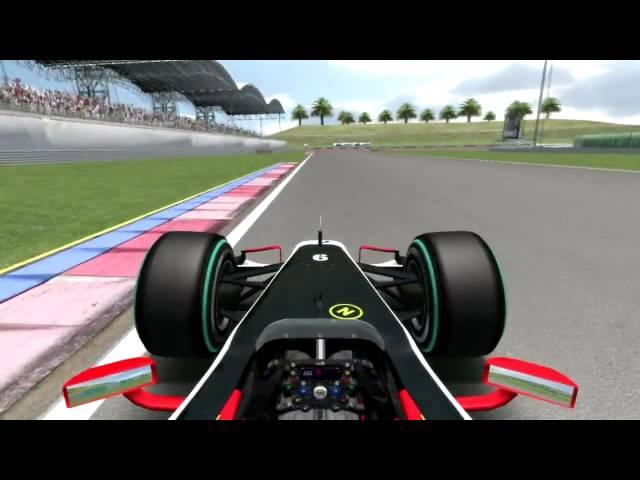 Formula SimRacing Malaysian GP Promo Lap by Precision Motorsports