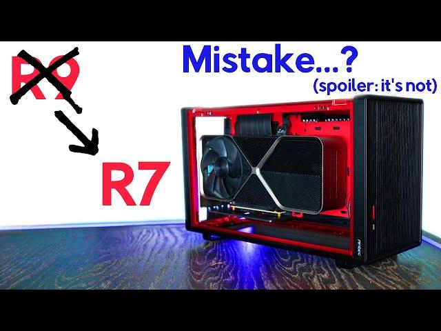 Upgrading from Ryzen 9 to a Ryzen 7 9800X3D.... Why you should too! | Antec P 1M SFF Build