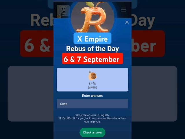 7 September Rebus of the Day Musk Empire | X Empire Rebus of the Day code | Rebus of the Day Cod