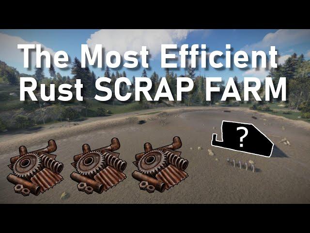 Rust | The Most Efficient SCRAP/HEMP FARM