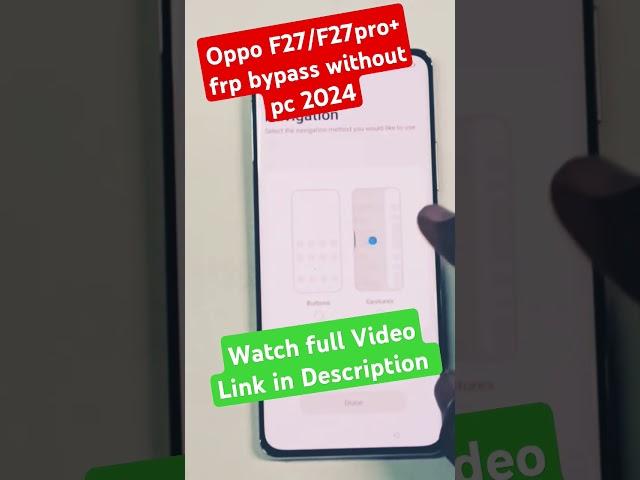 All OPPO Frp Bypass 2024 OPPO F27/F27Pro Plus Google Account Bypass #oppo #trending #viralshort #frp