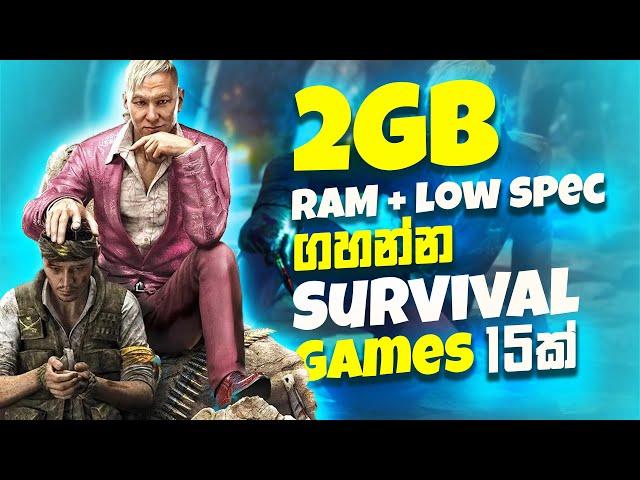 Top 15 Best Survival Games for Low End PCs | 2GB RAM Games with Best Survival 2024