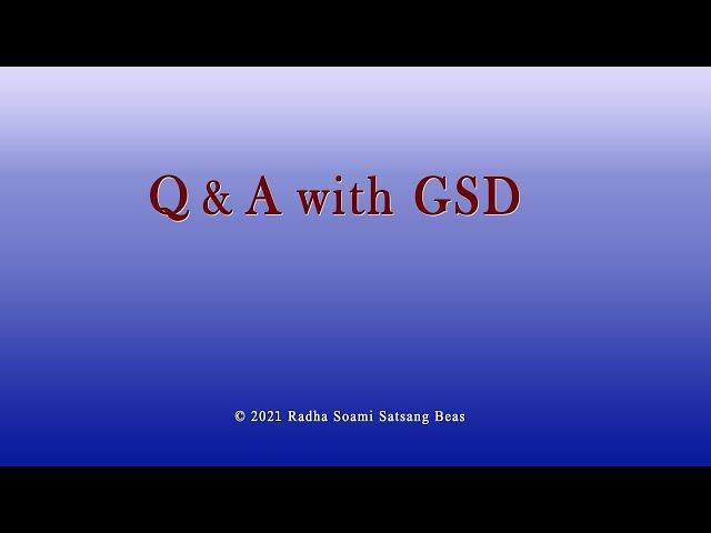 Q & A with GSD 068 Eng/Hin/Punj