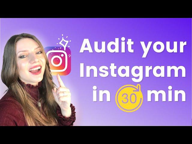 Optimize your Instagram profile in just 30 minutes (+ Free Audit Checklist)