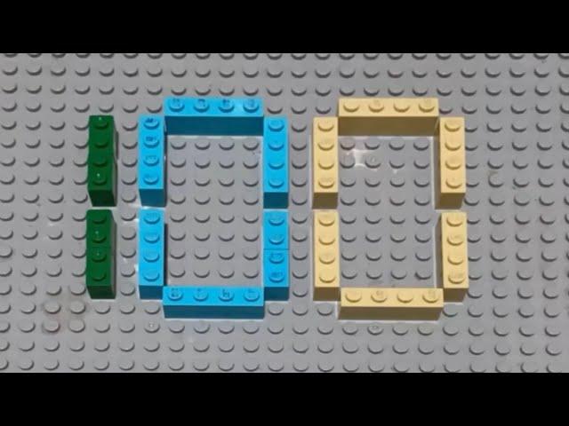 100 second Lego Countdown 100 to 0